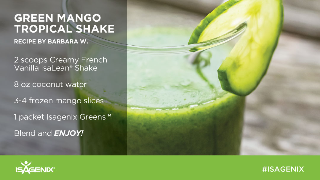 this tasty green shake will leave you feeling lucky isagenix news it works greens recipes