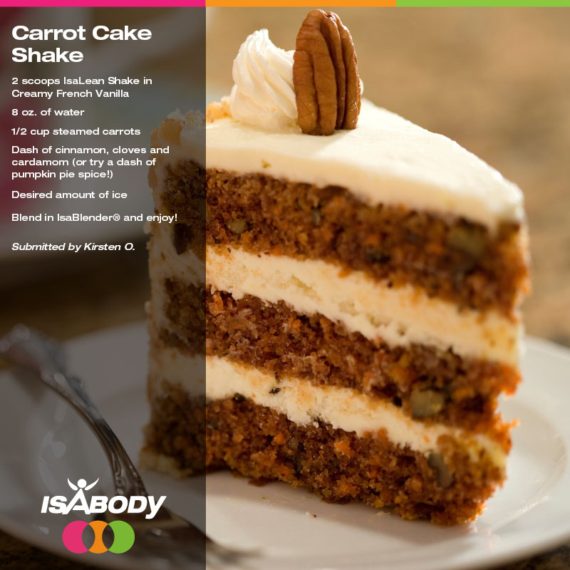 Carrot Cake Shake Recipe is a Hit!