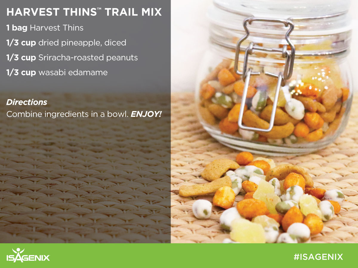 Isagenix Harvest Thins with Trail Mix