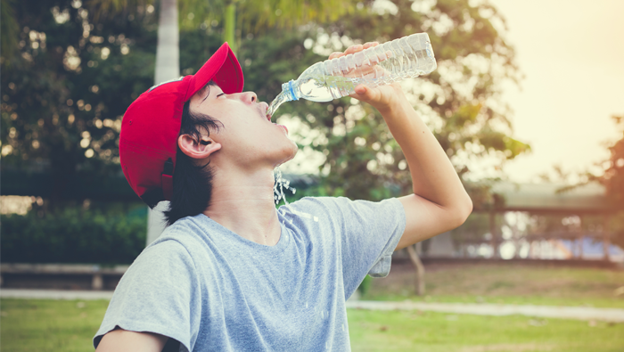 Stay hydrated to stay energized.