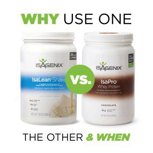Whey Protein - Difference Between IsaPro and IsaLean Shake