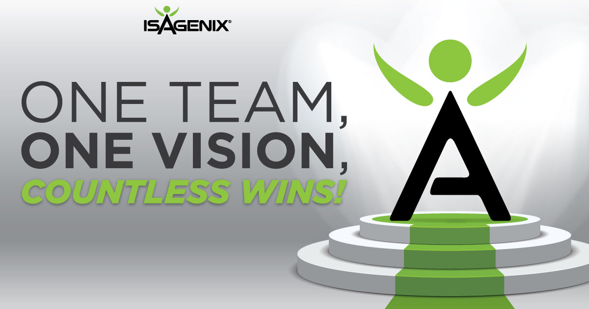 One Team, One Vision, Countless Wins! The Power of Teamwork! - Isagenix ...