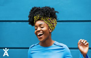 happy woman