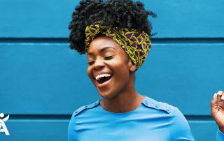 happy woman