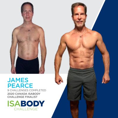 James Pearce before and progress