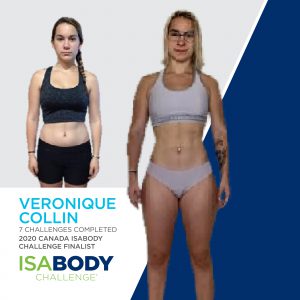 Véronique Collin before and progress