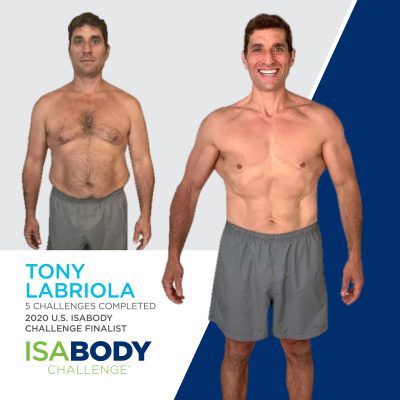 Tony Labriola before and progress photos