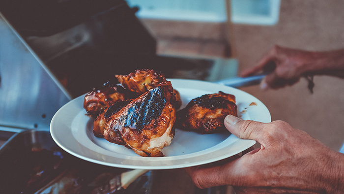 grilled chicken thighs