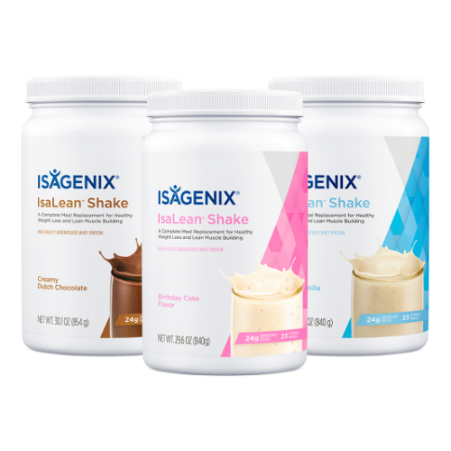 3 IsaLean Shake canisters