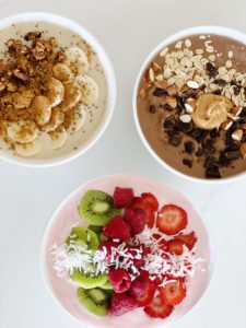 3 smoothie bowls
